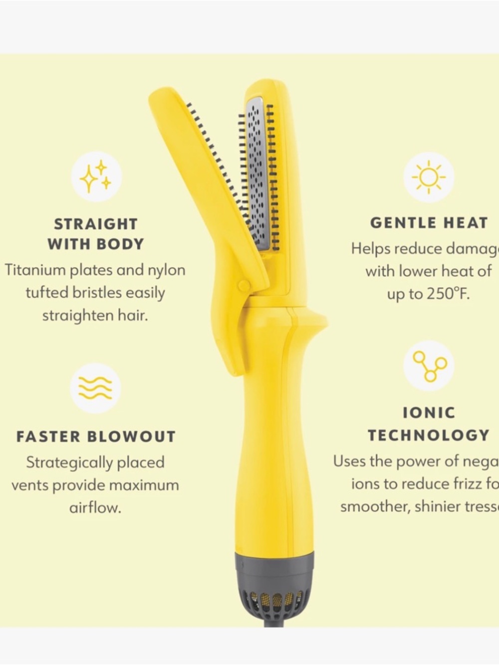 Dry Bar Hair Straightening blow dryer